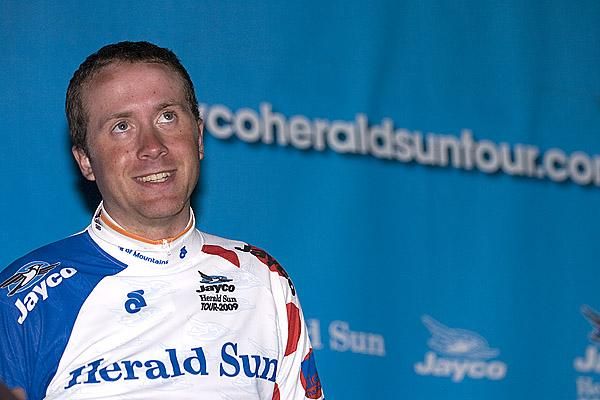 Tom Peterson (Garmin-Slipstream), winner of the Herald Sun King of the Mountains Championship of the tour.