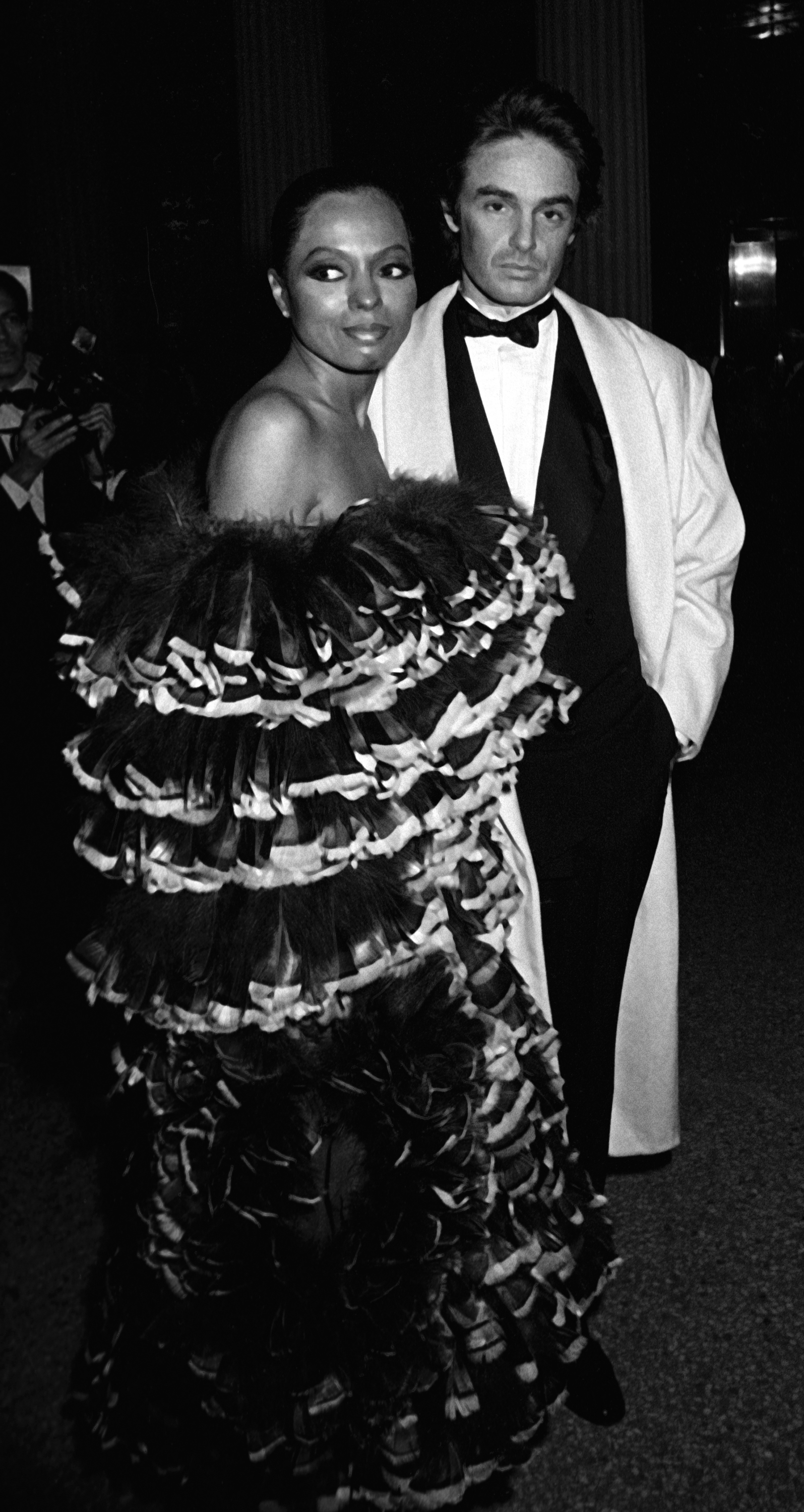 Images of celebrities at the Met Gala in the 1980s.
