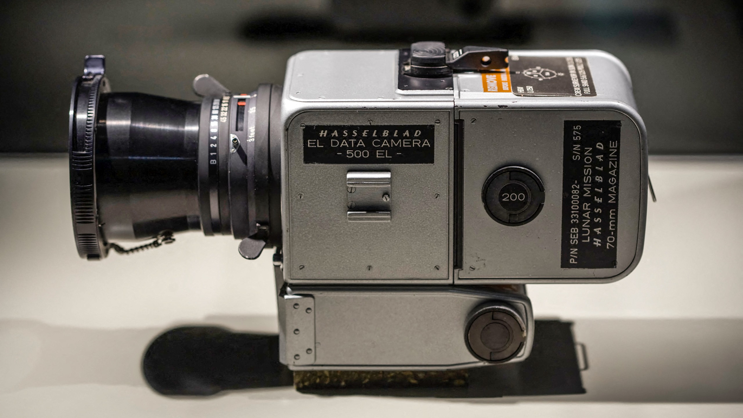One of the Hasselblad cameras that went to the moon