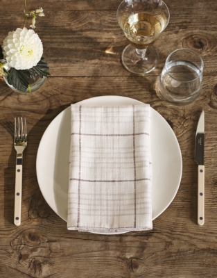 Orkney Check Napkins &amp;ndash; Set of 4 | the White Company