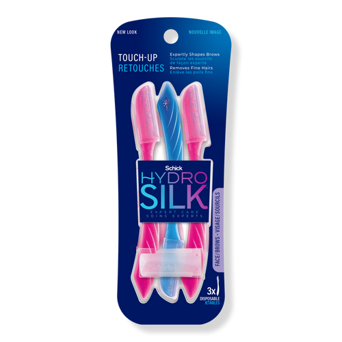 Hydro Silk Touch-Up Exfoliating Dermaplaning Tool Eyebrow/facial Razor - 3 Ct