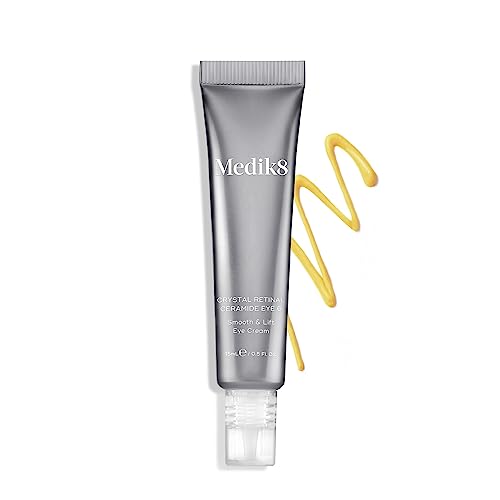 Medik8 Crystal Retinal Ceramide 6 Eye Cream - Anti-aging and Anti-Wrinkle - Smooth and Lifting Eye Cream - 0.06% Retinal Strength - 11 times faster than retinol - Regular Vitamin A User - 15ml