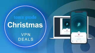Christmas VPN deals next to Surfshark VPN apps