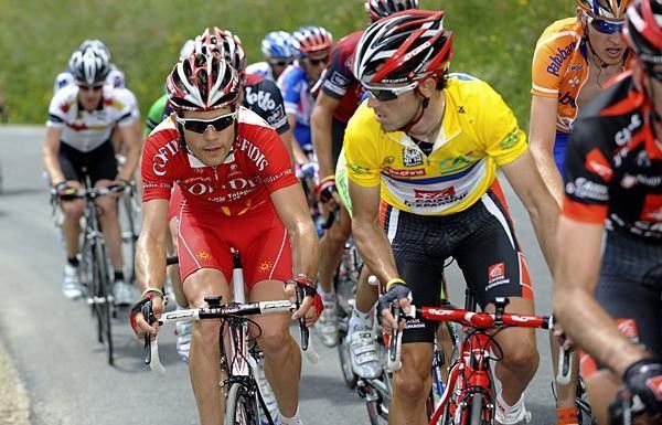 Maxime Monfort (Cofidis) stayed with the favourites until the final climb, where he could not hold on.