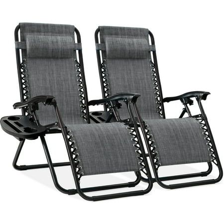 Best Choice Products Set of 2 Zero Gravity Lounge Chair Recliners