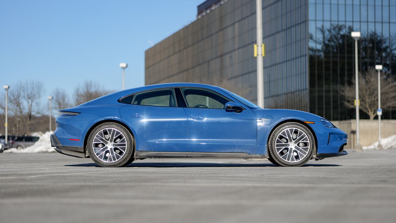 2025 Porsche Taycan test drive.
