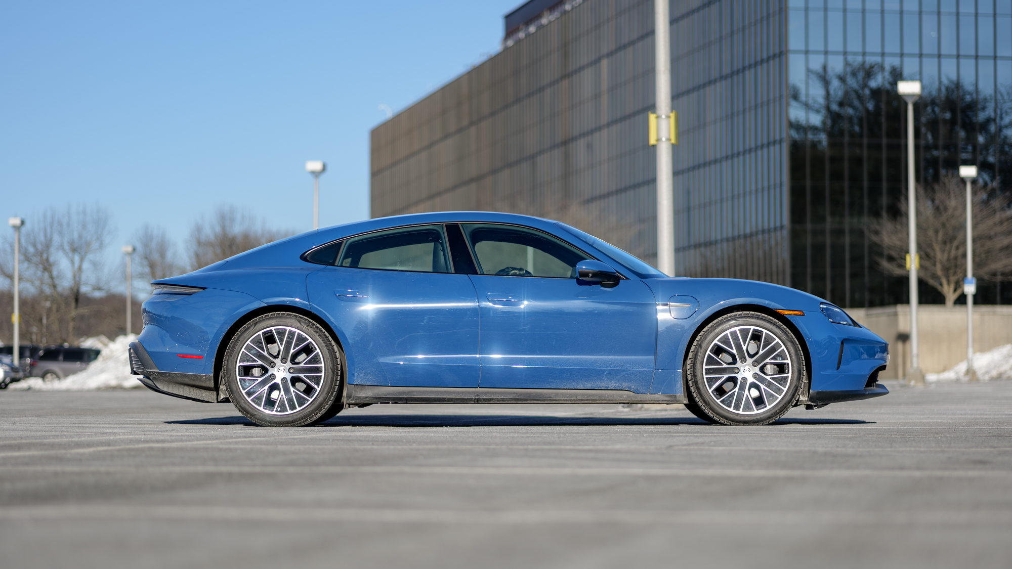 2025 Porsche Taycan test drive.