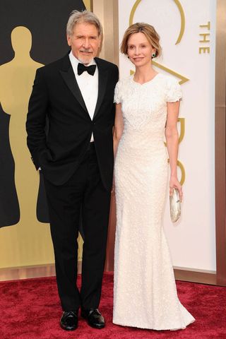 Harrison Ford And Calista Flcokhart At The Oscars 2014