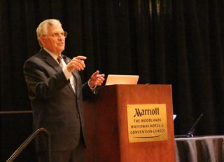 Jack Schmitt details his Apollo 17 lunar exploration adventure at the 48th Lunar and Planetary Science Conference, held March 20 to 24, 2017, in The Woodlands, Texas.