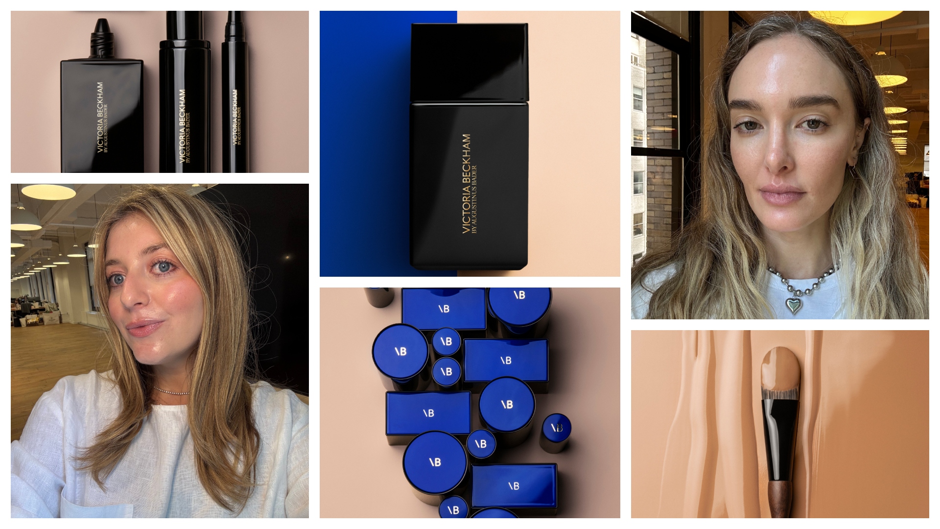 samantha and hannah testing victoria beckham beauty foundation drops