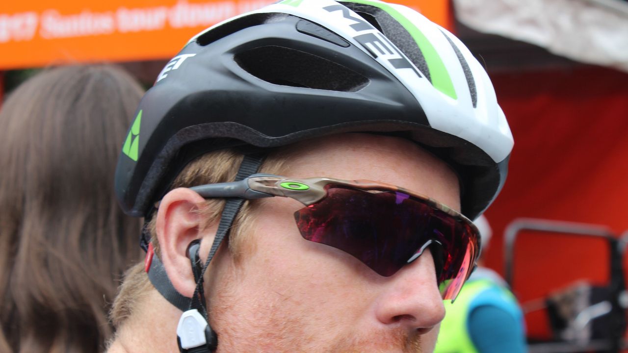 Tyler Farrar was also seen with custom Oakleys