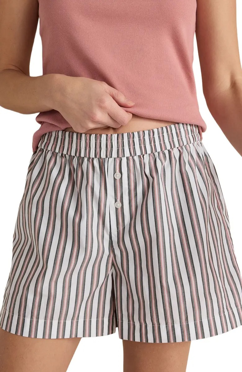 Haven Well Within, Organic Cotton Poplin Boxer Shorts