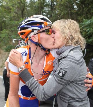 Robert Gesink (Rabobank) enjoys his Giro dell'Emilia win