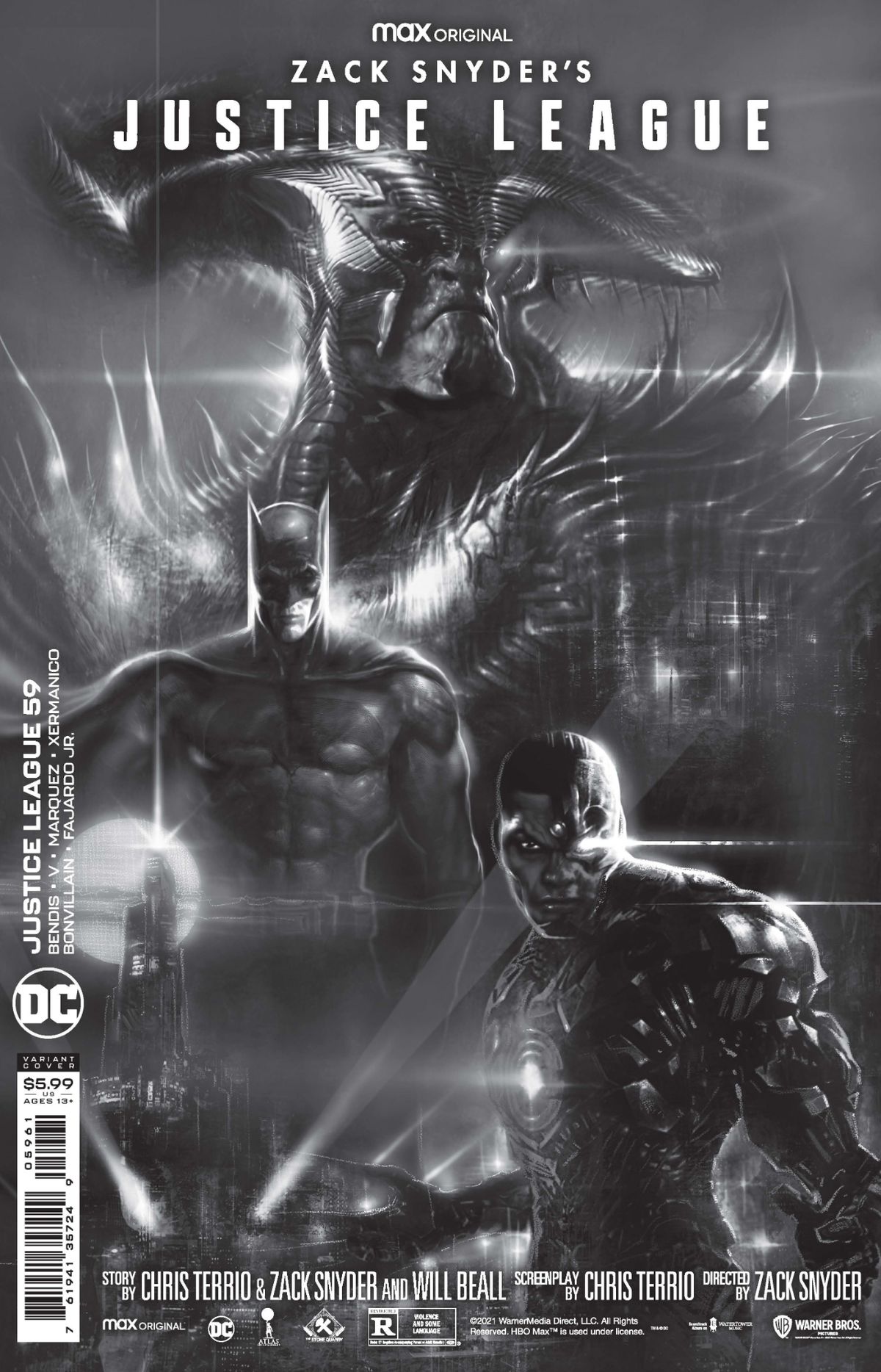 Zack Snyder's Justice League variant covers