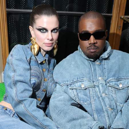 Julia Fox and Ye attend the Kenzo Fall/Winter 2022/2023 show as part of Paris Fashion Week on January 23, 2022 in Paris, France.