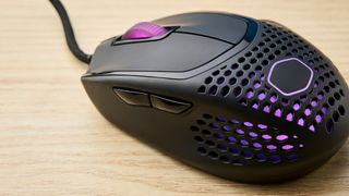 Photograph of the Cooler Master MM720 gaming mouse