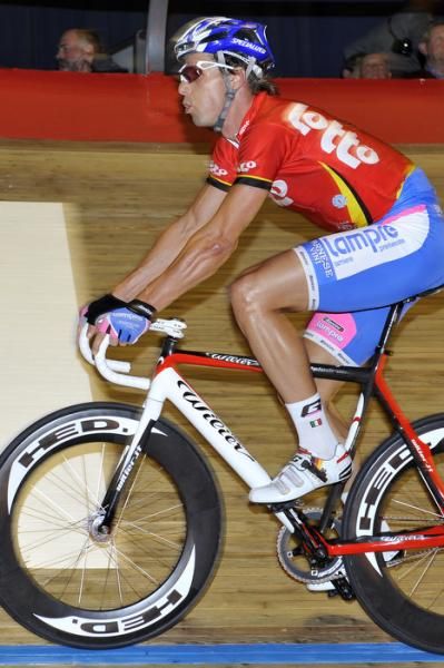 Danilo Hondo (Lotto) hit the track in Gent.