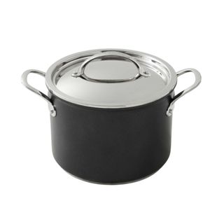 Williams Sonoma Thermo-Clad™ Nonstick Stock Pot in black