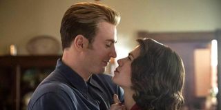 Chris Evans and Hayley Atwell in Avengers: Endgame