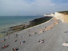 birling gap, eastbourne, east sussex, chemical cloud