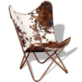 Butterfly Chair Real Cowhide Leather