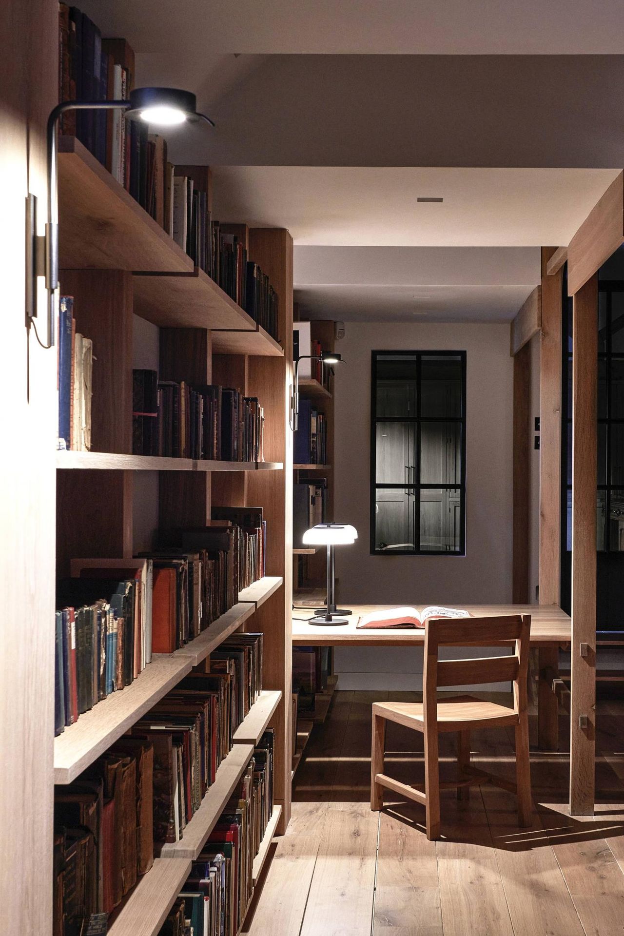 Aidan Crawshaw transforms cowshed into modern library | Wallpaper*