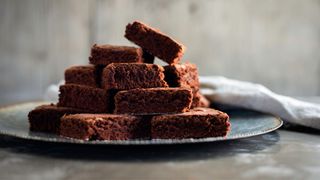Selection of chocolate brownies, which are included as part of the 80/20 diet rule