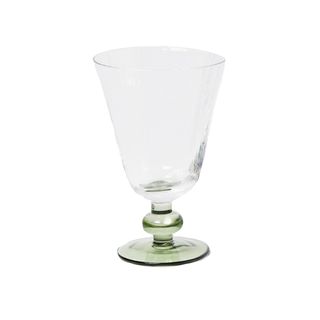 Lowes green wine glass