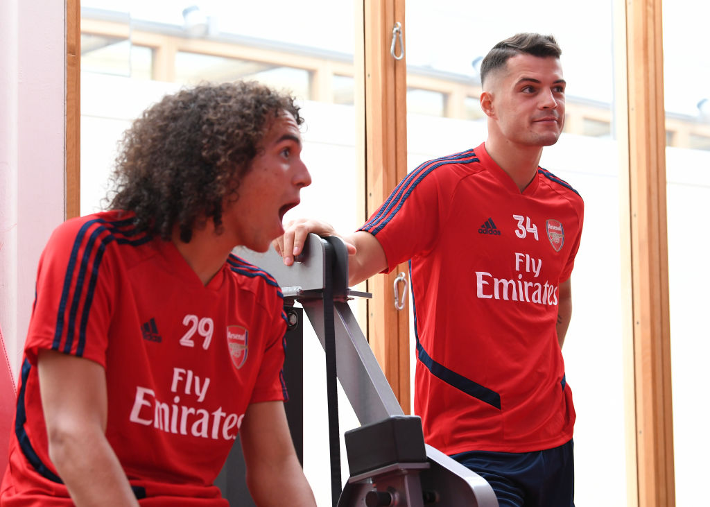 Matteo Guendouzi and Granit Xhaka were teammates at Arsenal