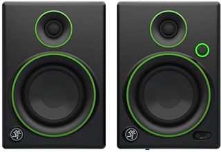 Mackie Creative Reference Multimedia Monitor (Set of 2), Black w/green trim, 4-inch (CR4 (Pair))