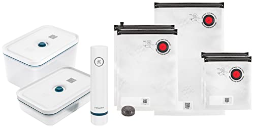 Zwilling Fresh &amp;amp; Save Vacuum Starter Set for Food Storage, 8-Piece, Blue