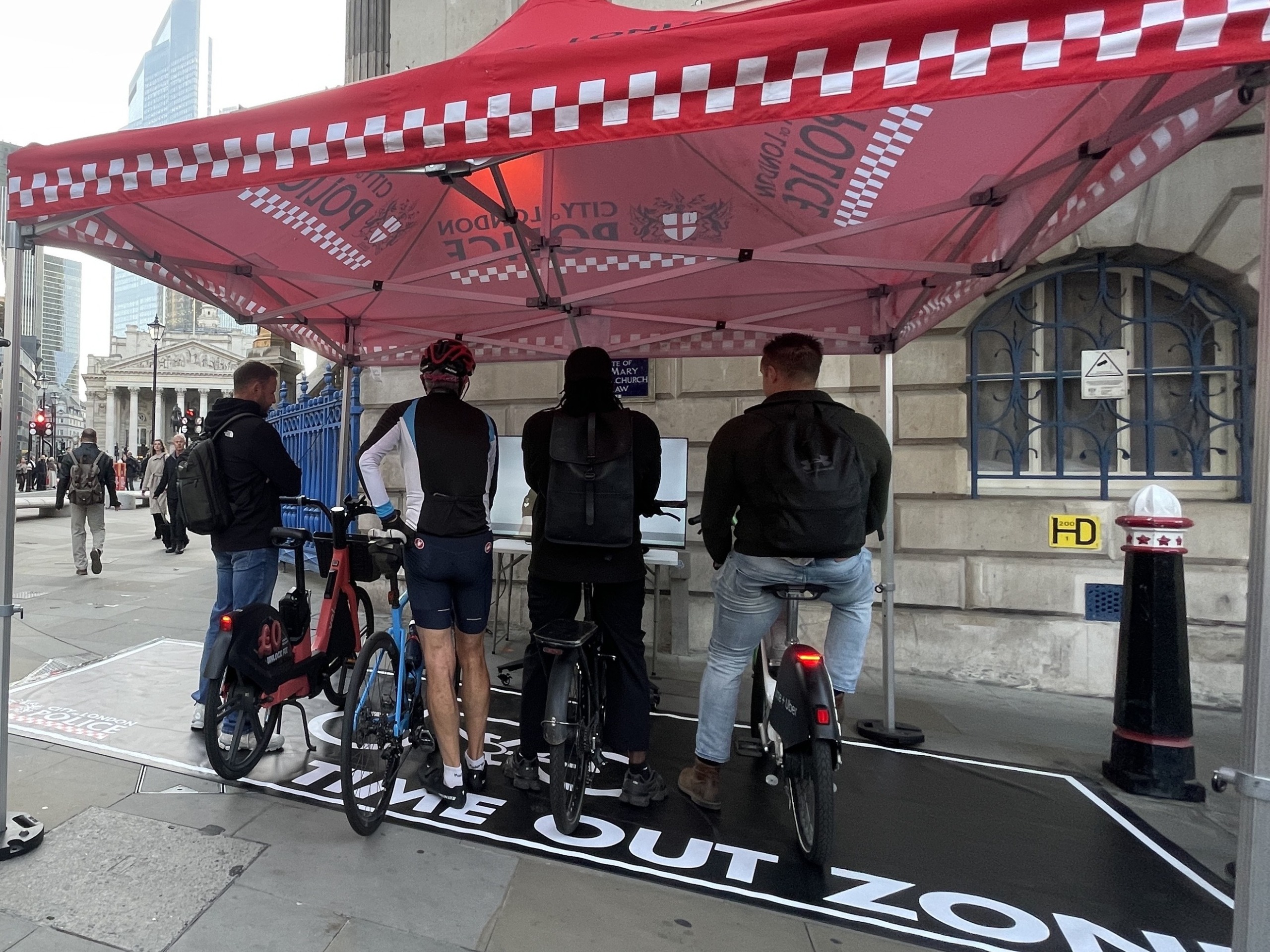 Cycle sin bin in London