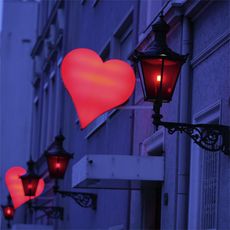 Lighting, Red, Carmine, Lantern, Heart, Material property, Holiday, Light fixture, Love, Coquelicot, 