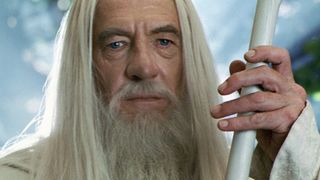 Sir Ian McKellan as Gandalf the White in Lord of the Rings: The Two Towers