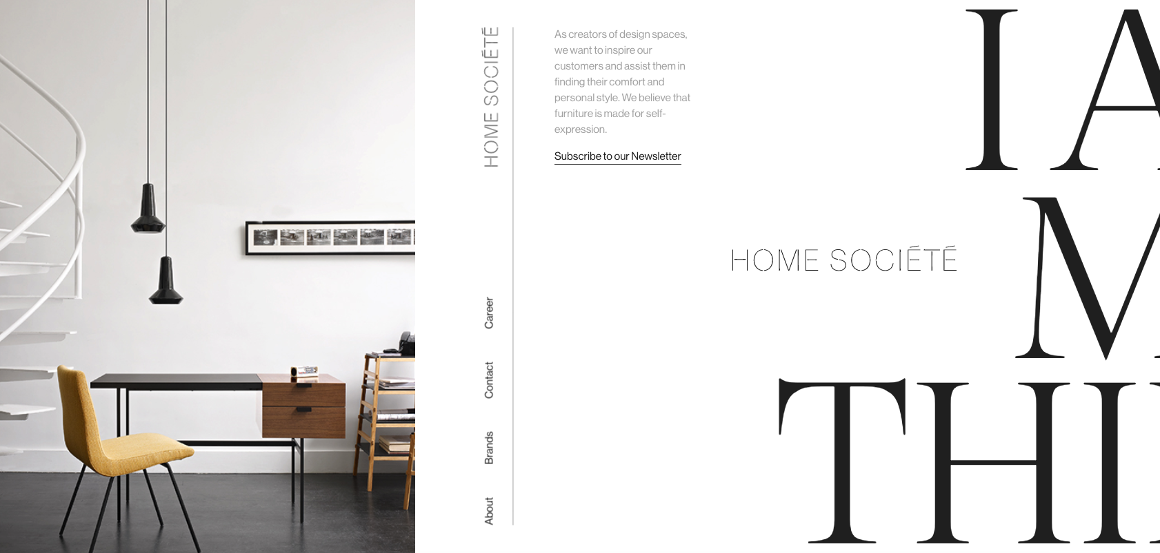 Home Societe keeps things classy within its asymmetrical layout