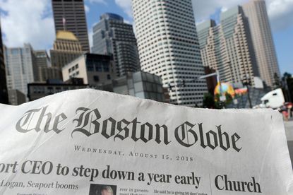 Boston Globe leads campaign against Trump on free press. 