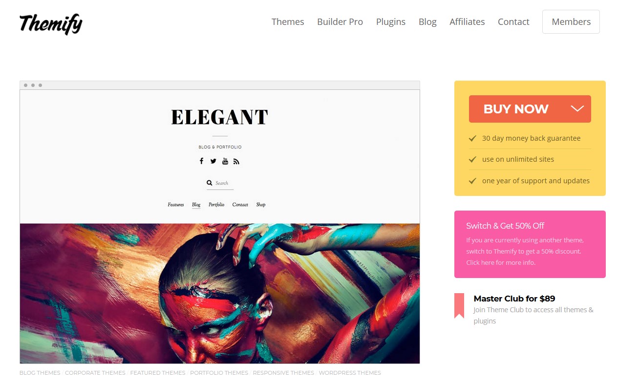 2019 best wordpress themes for artist portfolios