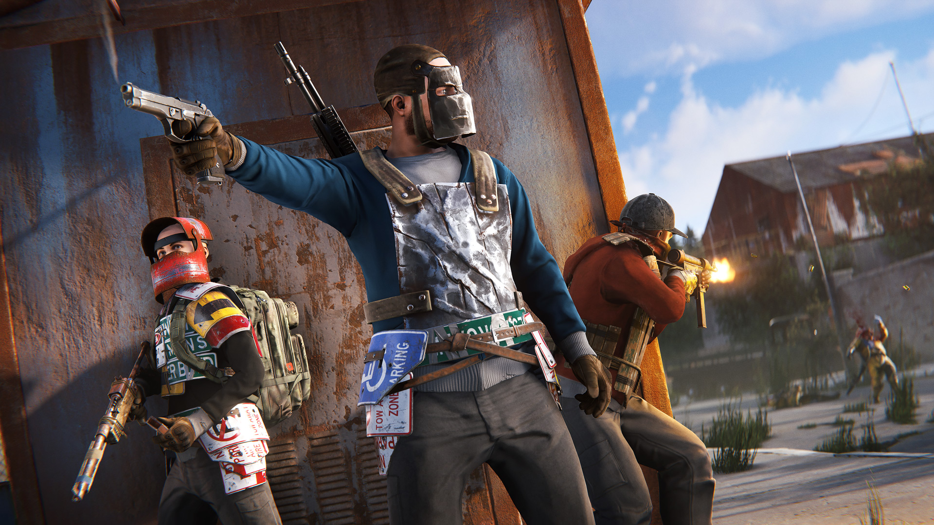 A gunfight in the apocalypse