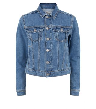 New Look Petite Blue Boxy Denim Jacket