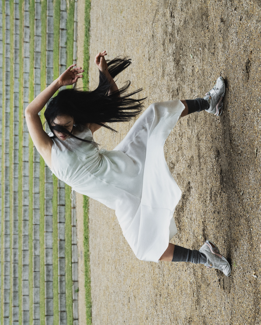Photo of Cecilie Bahnsen's new sneaker collaboration with Asics