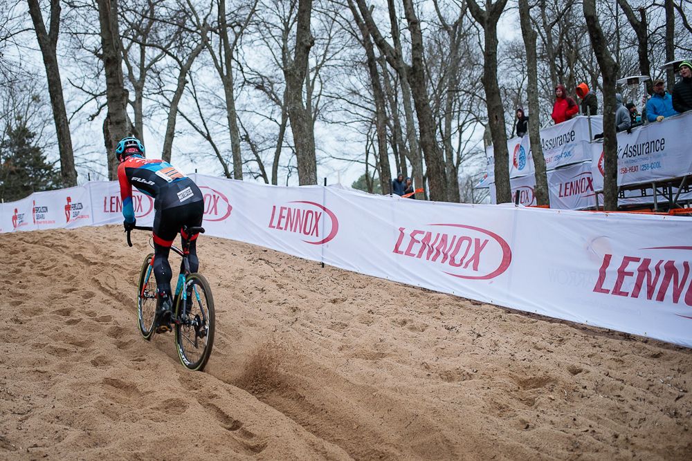 Jerremy Powers on the sand climb at Ruts 'n' Guts