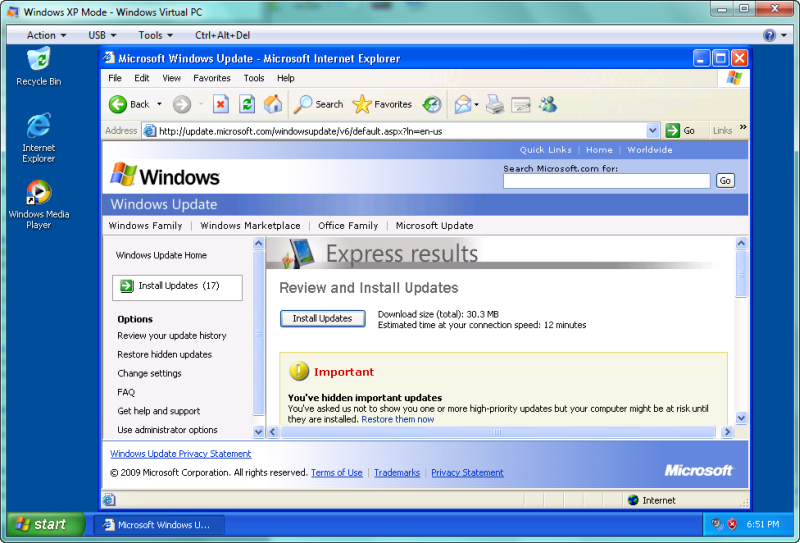 Step 6: Say no to IE 8