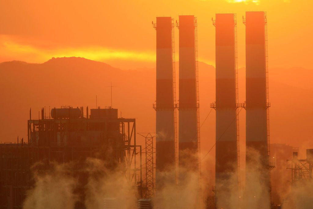 A generating station in California.