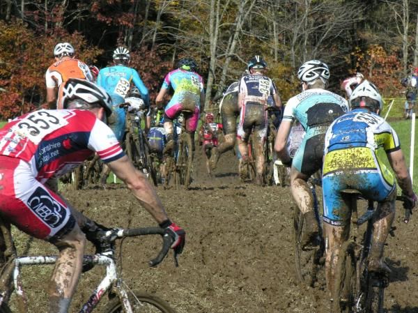 The men's 2/3 race was a mudfest as were many of the other events.