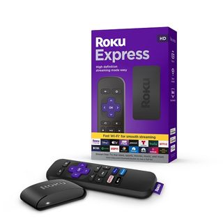 The new 2022 model for the Roku Express with HD streaming capabilities.