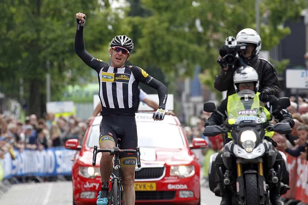 Matthew Brammeier (MTN-Qhubeka) wins the final stage of the ZLM Toer