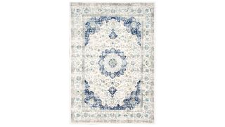 nuLOOM Paisley Verona Vintage Persian Area Rug, 6' 7" x 9', Blue