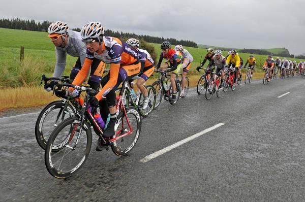 Karl Murray of Share the Road is hoping for warmer conditions tomorrow