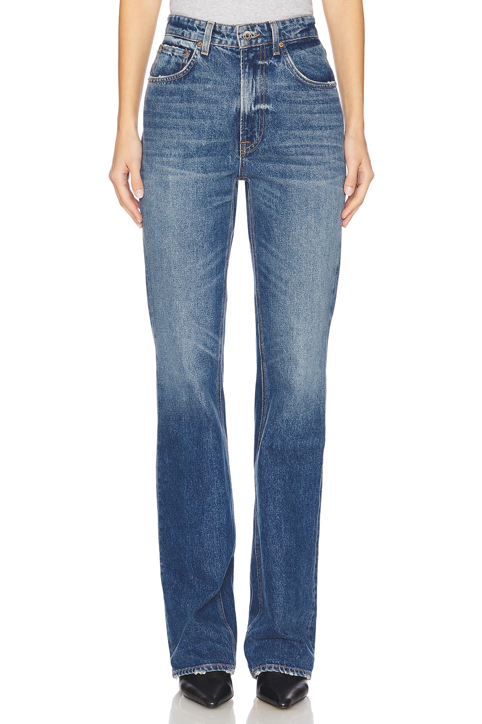 Melanie High Rise Boot Cut Jeans