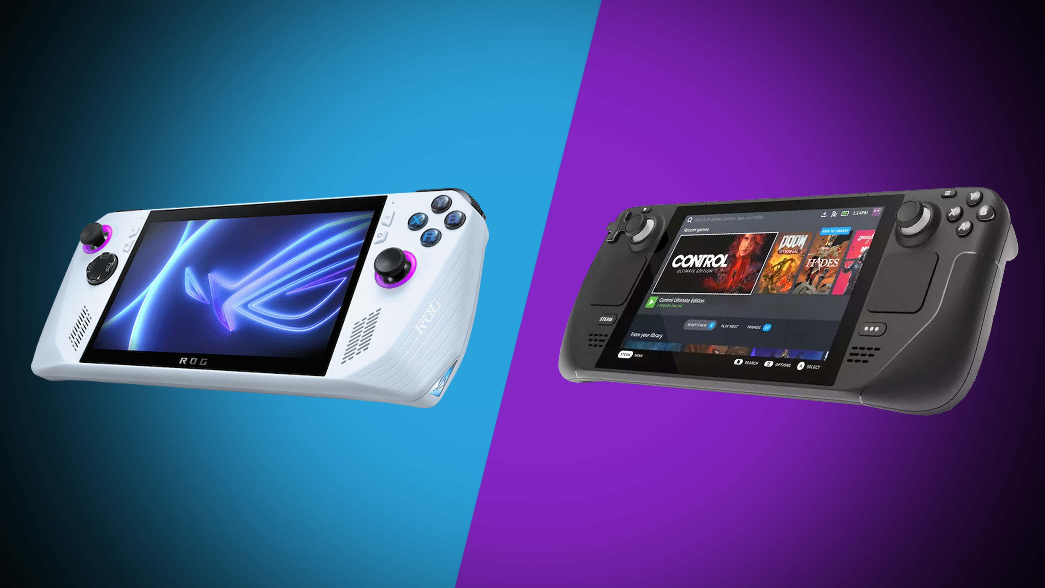 Asus ROG Ally vs Steam Deck: Which handheld wins?